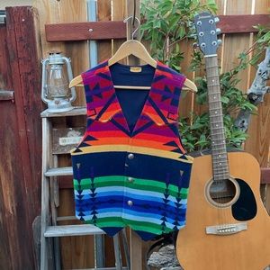 Beautiful Handmade Aztec Buffalo Nickel Vest